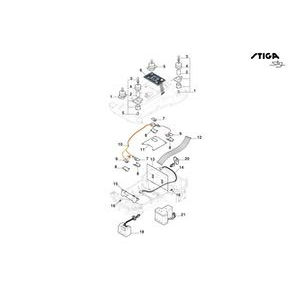 Электрические детали: платы, датчики и дисплеи для Stiga Stig 1200 (2022) # 2R3102018/ST2