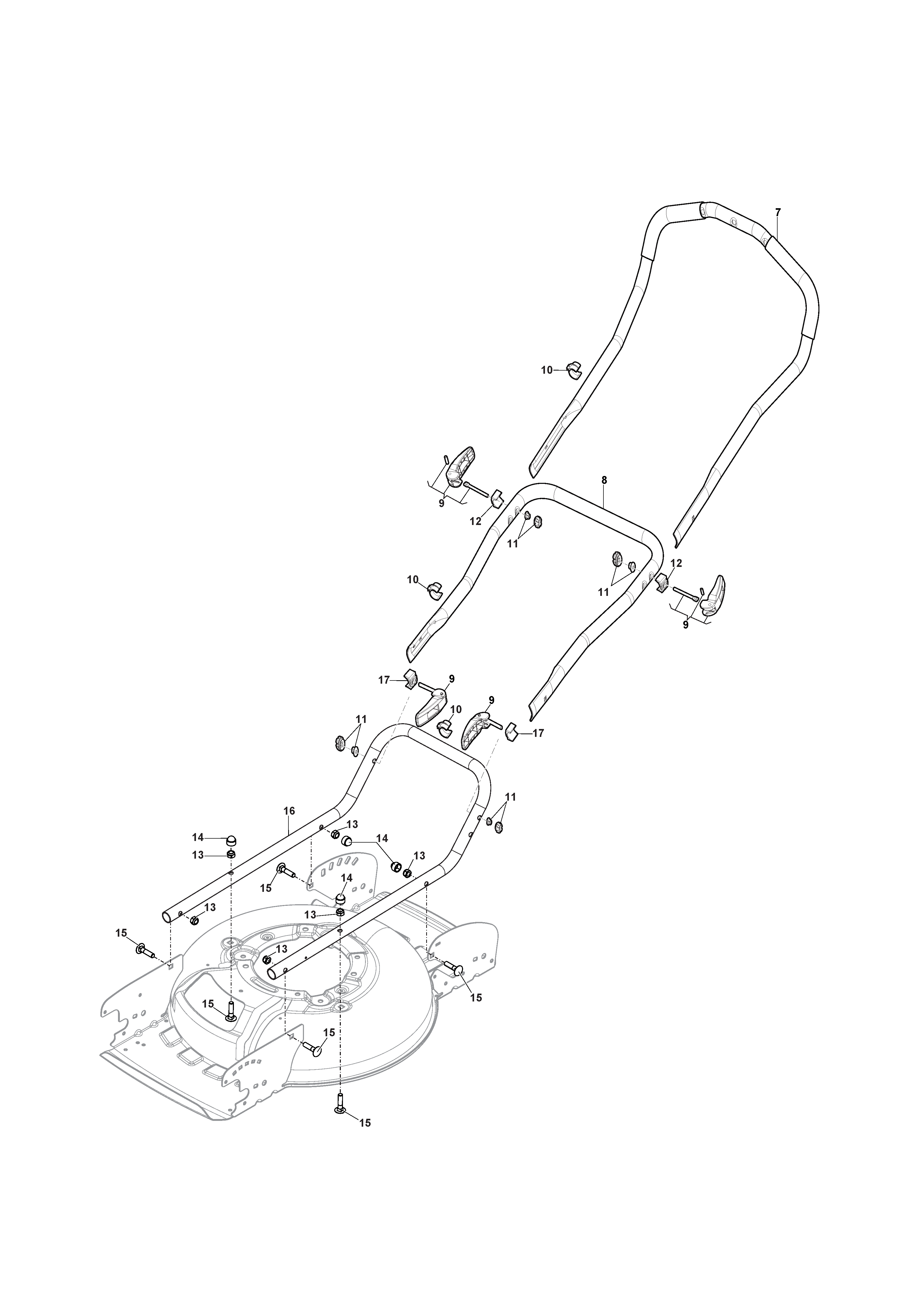 Ручка для MULTICLIP 47 DAE (2020) # 292471078/ST1 - цена в Москве, купить запчасти Стига в интернет-магазине «Премиум инструмент»