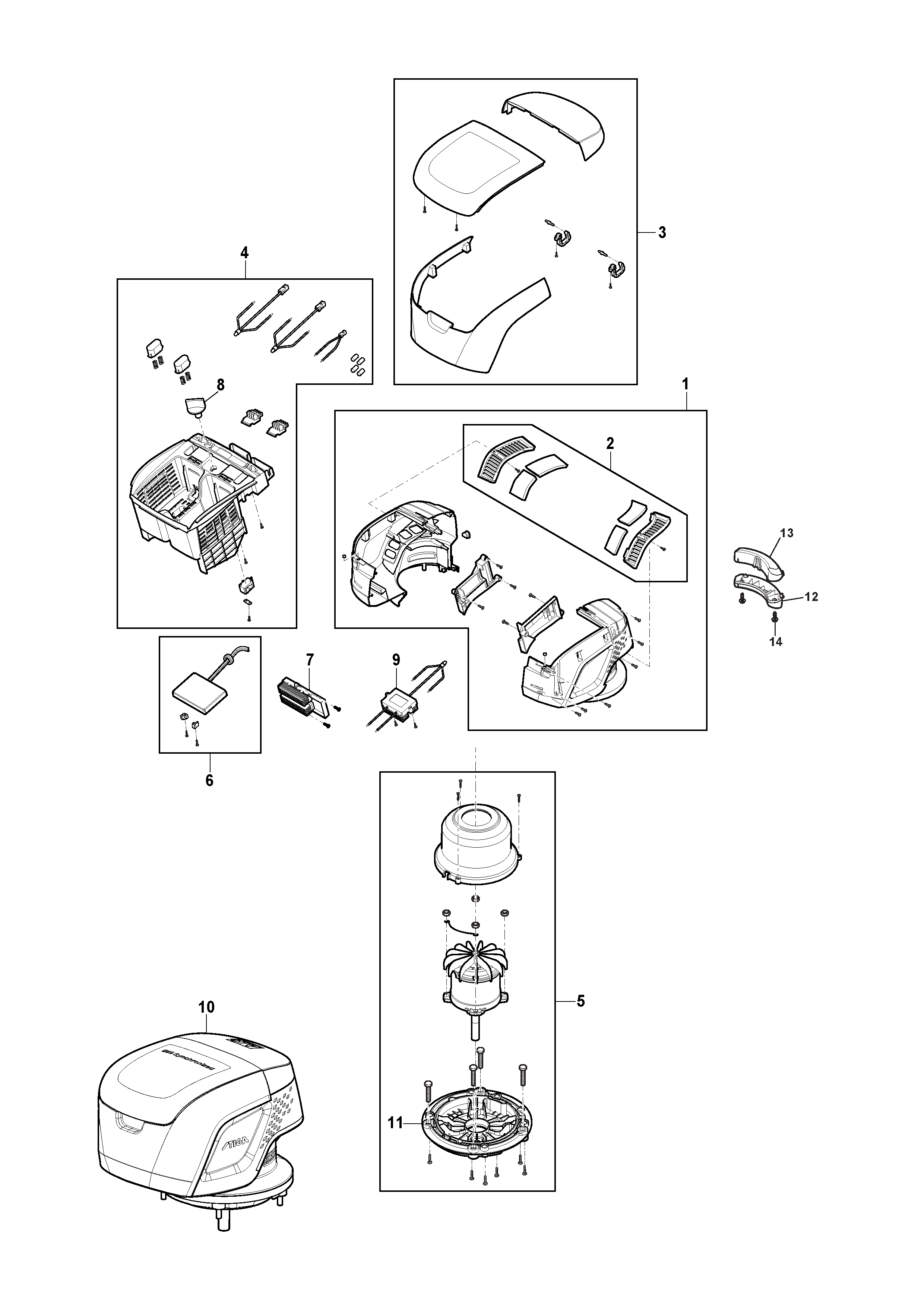 Электромотор для MULTICLIP 47 S DAE (2020) # 292472078/ST1 - цена в Москве, купить запчасти Стига в интернет-магазине «Премиум инструмент»