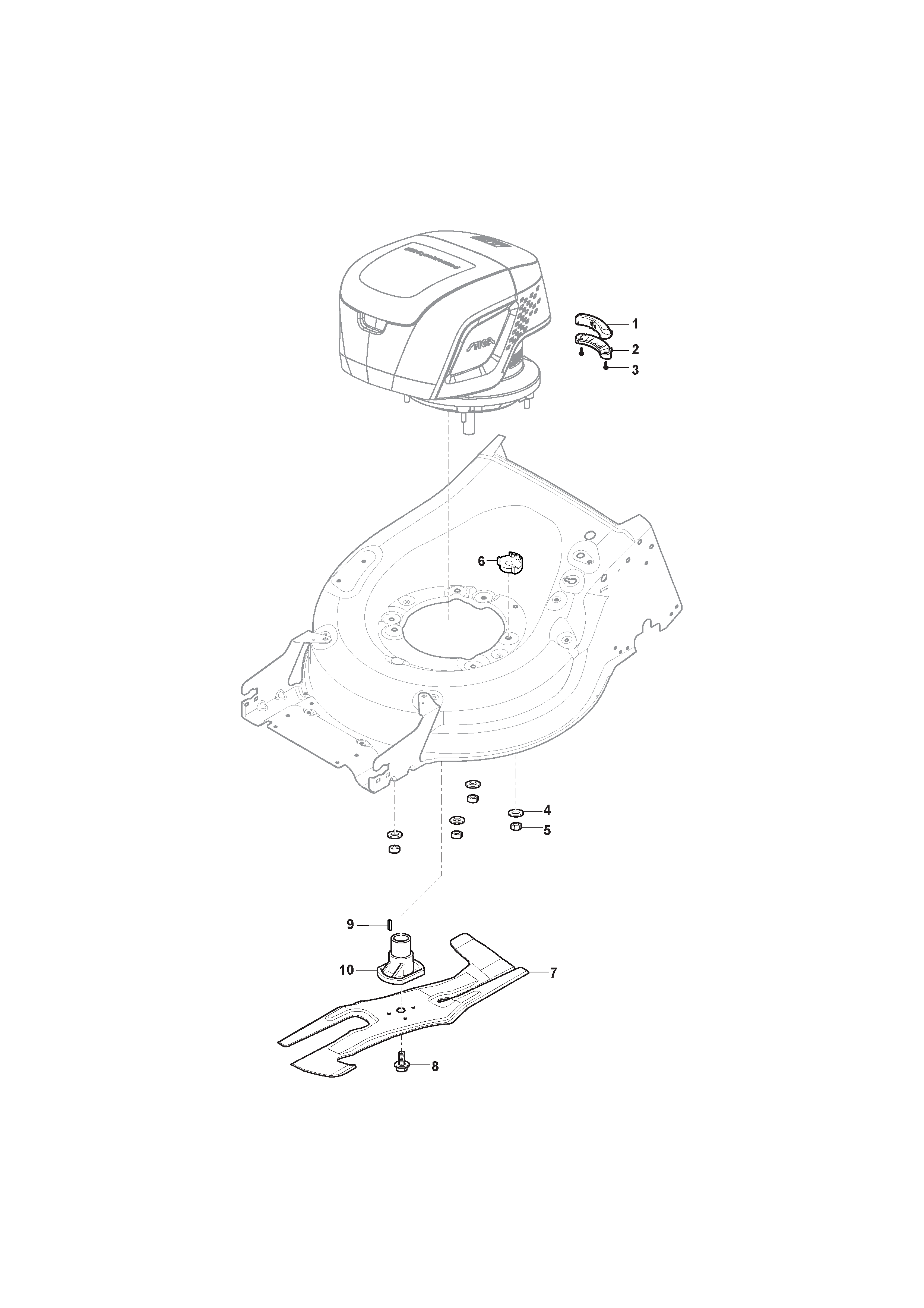 Нож для TWINCLIP 50 SQ DAE (2019) # 294512878/ST1 - цена в Москве, купить запчасти Стига в интернет-магазине «Премиум инструмент»